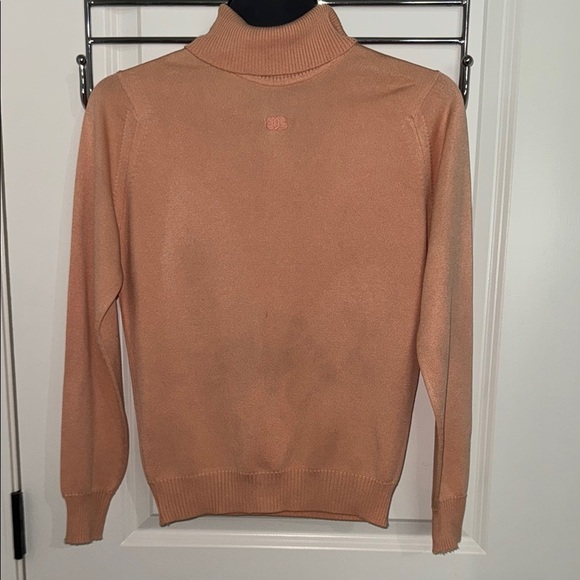 Givenchy Vintage 70’s Light Peach Knit Top - Picture 1 of 8